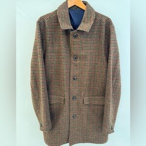 Men's  Bonobos Houndstooth Wool Car Coat